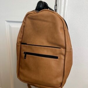 Fawn Leather Backpack